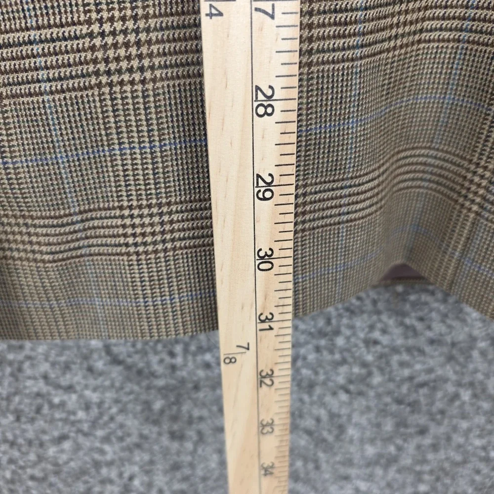Brooks Brothers Madison 1818 Blazer Yorkshire Tweed Wool Men Sz 42L Glen Plaid